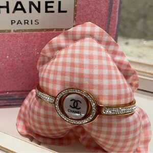 Gold Tone Bracelet with Crystals – Designer Inspired Luxury Style